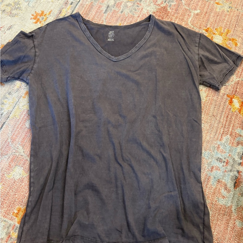 Aerie Dark Gray Short Sleeve Tee - Picture 2 of 3